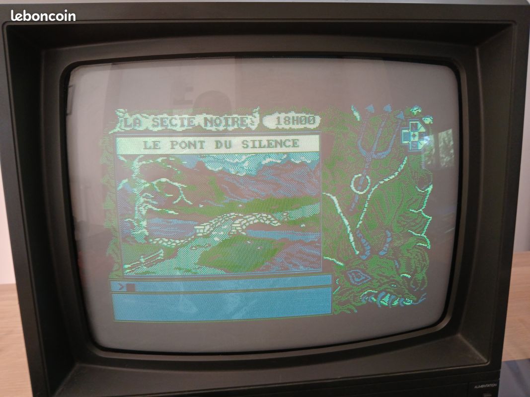 Jeu Amstrad CPC 6128 – La Secte Noire – Lankhor – Bon état