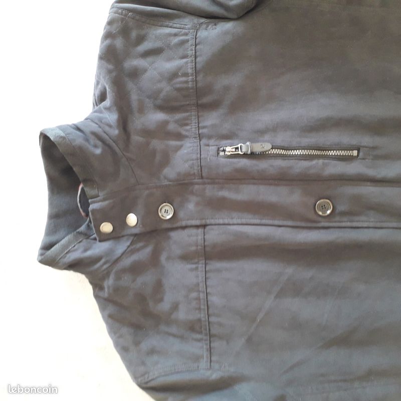 Veste blouson trois quart Pierre Cardin (image 6)