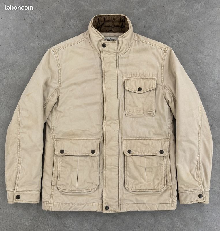 Veste L.O.G.G. H&M workwear vintage beige S – Field Jacket matelassée utility (image 1)