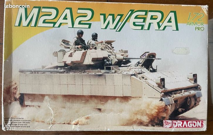 Kit De Maquette Militaire DRAGON 1/72 - M2A2 Bradley Avec ERA (réf. 7298), Neuf
