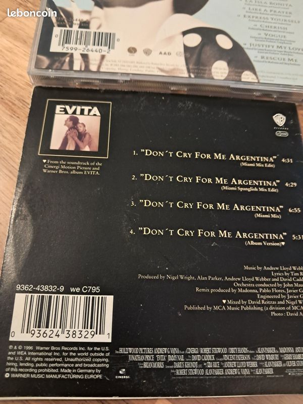 Lot cd Madonna (image 4)