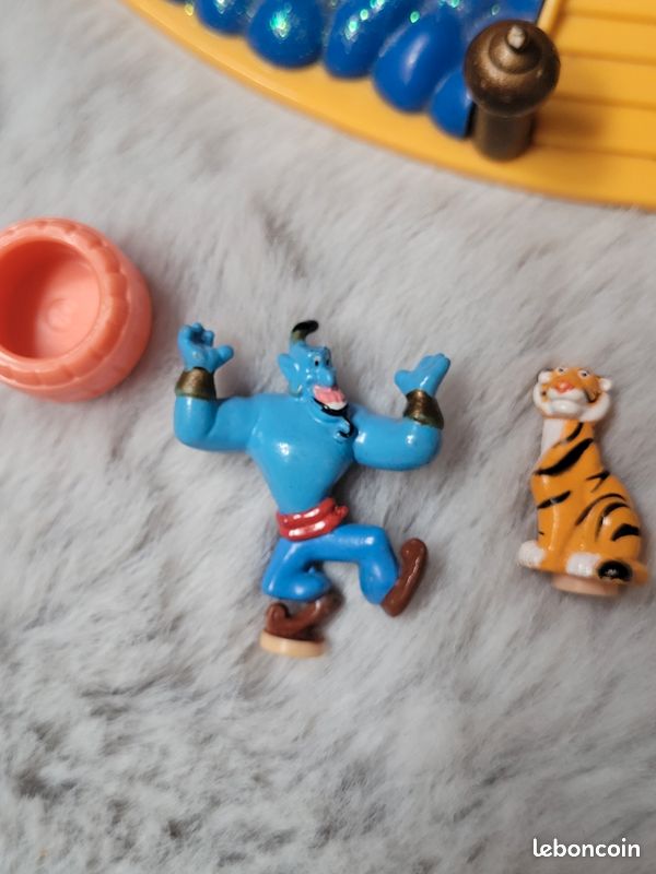 Figurine Polly Pocket Aladdin - Jafar Et Le Génie - Bluebird - Occasion