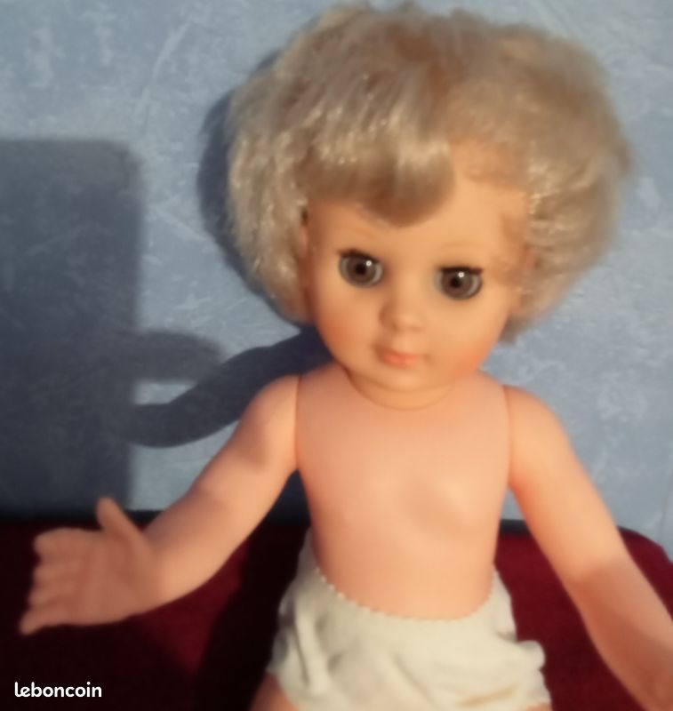 Poupée Marie Françoise 1967 – Coupe Courte – Vintage 40 Cm