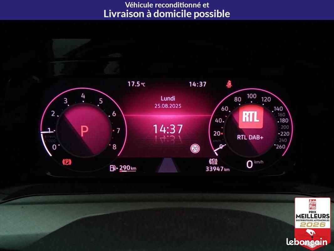 Volkswagen Golf 1.0 eTSI OPF 110 DSG7 Life +GPS +Caméra (image 12)