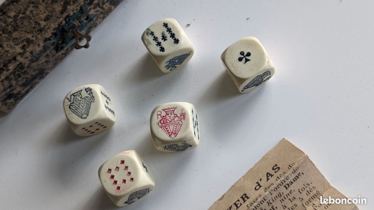 Ancien jeu de poker d'as (image 2)