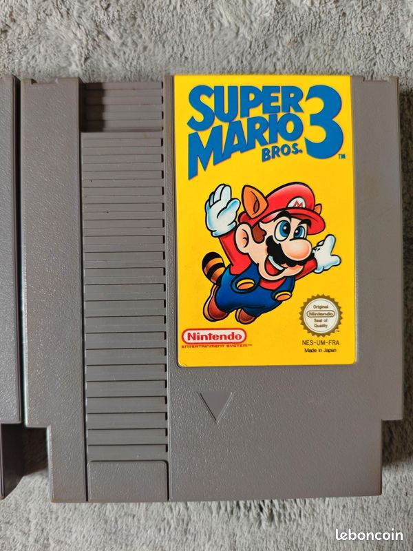 Lot NES - Super Mario Bros 1, 2 et 3 FRA - loose (image 4)