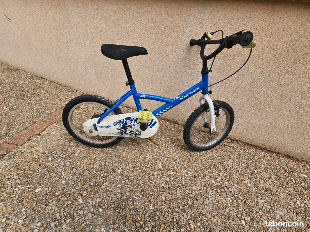 Cop Trooper Btwin Police Bike Vélo Btwin Cop Trooper Kids' 16 Inch