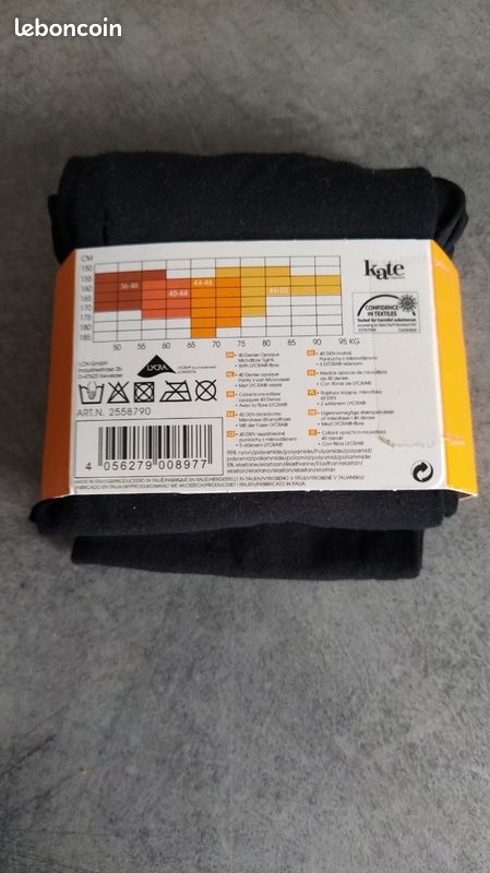 Collant D'hiver Canada House - Taille 37/40 - Composition 75% Coton - Neuf Avec étiquettes - Multicolore