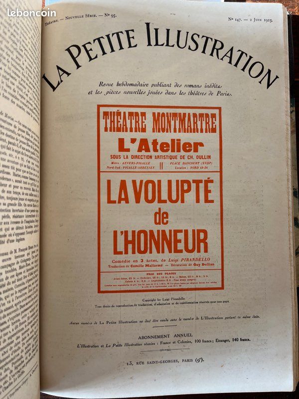 La petite illustration : romans et théâtre (image 8)
