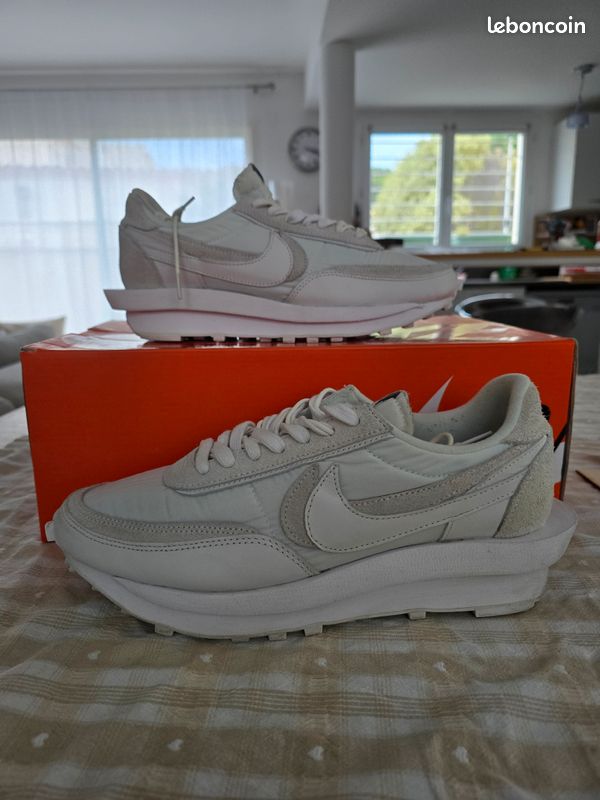 Nike x Sacai LD Waffle Nylon Summit White (image 3)