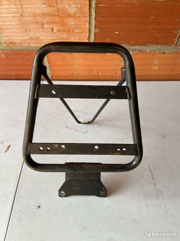 Porte Bagage Arrière P2R Pour Scooter Piaggio 100 Zip - Métal Noir Robuste