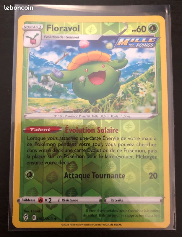 Carte Pokémon Floravol reverse - Evolution Céleste (image 1)