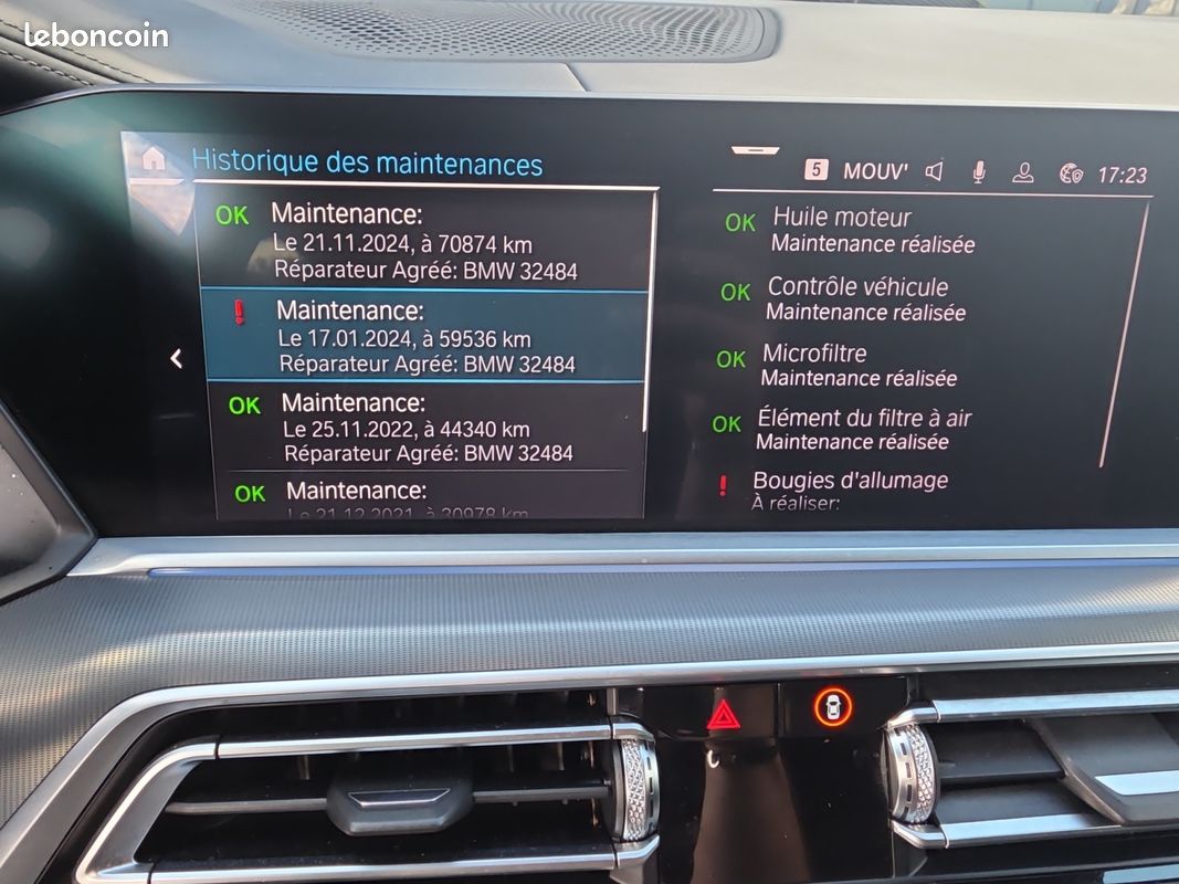 BMW X5 (G05) XDRIVE45E 394 HYBRIDE BVA8 286Ch (image 26)