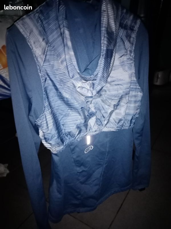 Veste sport intérieur polaire décathlon femme taille L (image 2)