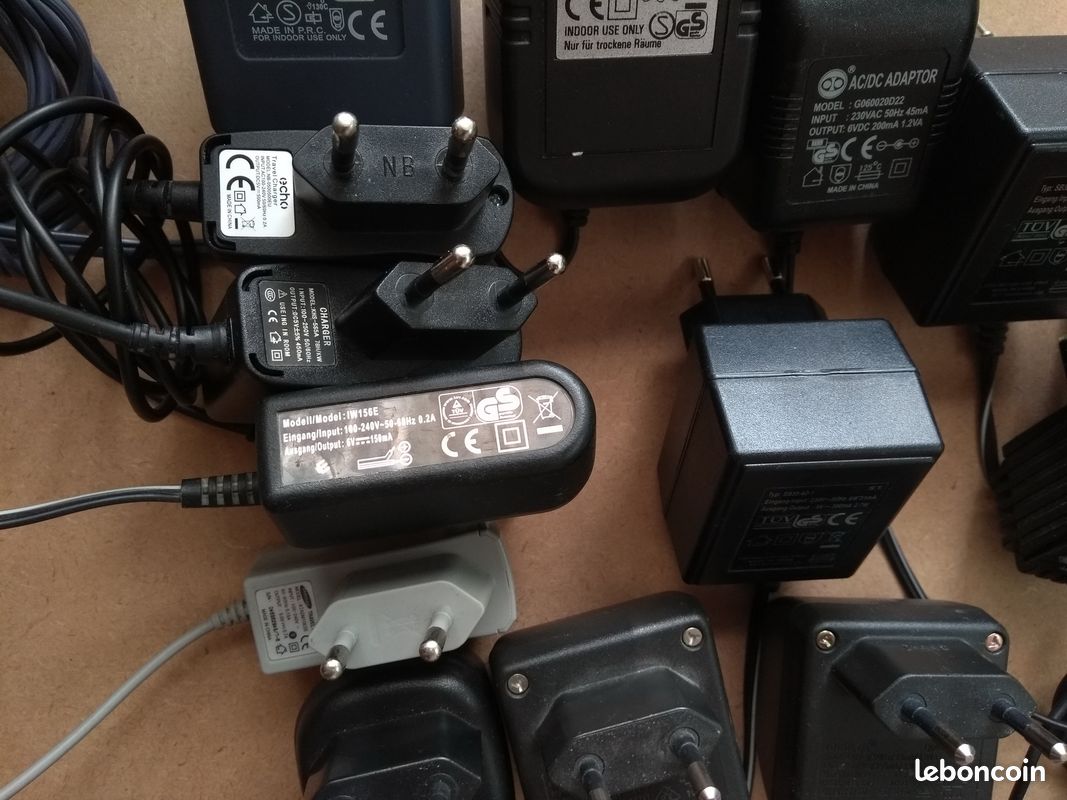 Lot de 14 transformateurs / adaptateurs (image 2)