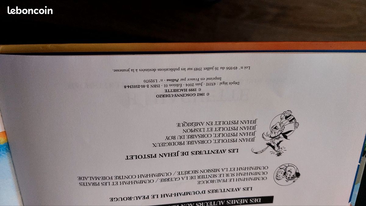 Livre asterix " la serpe d or " année 1982 dessin de uderzo et textes de goscinny editeur hachette (image 2)