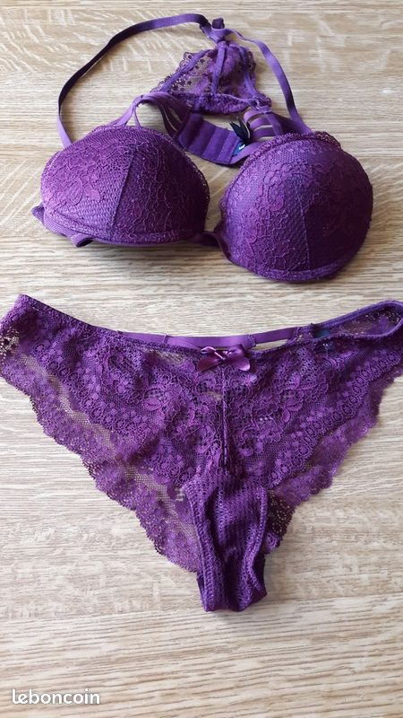 Soutien Gorge Sans Armature Brassiere, Triangle Violet
