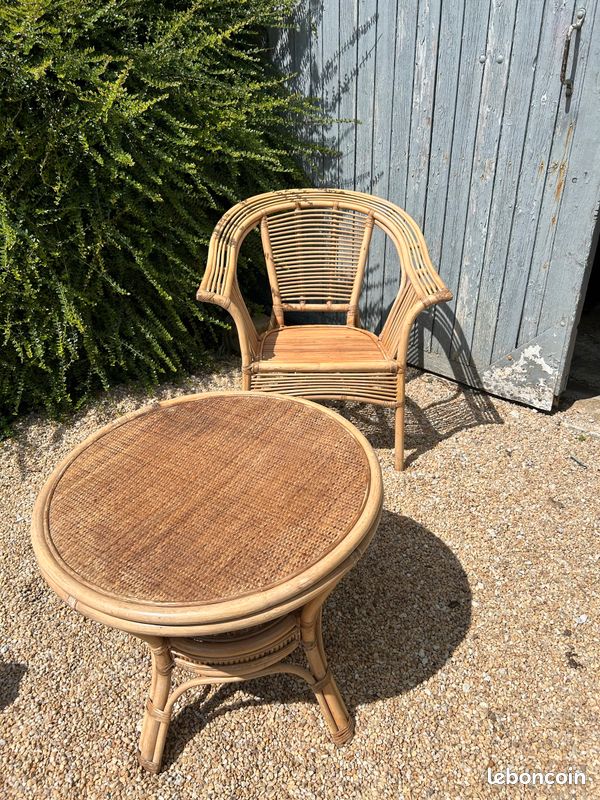 Salon de jardin rotin (image 1)