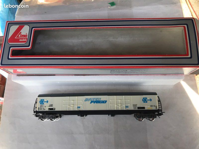 Lima HO - Lot 3 Wagons Marchandises Findus, Interfrigo Et BP - Échelle HO - Bon état