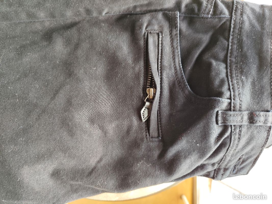 Pantalon femme hiver coton gratté skinny 40/42 Patrice Breal (image 14)