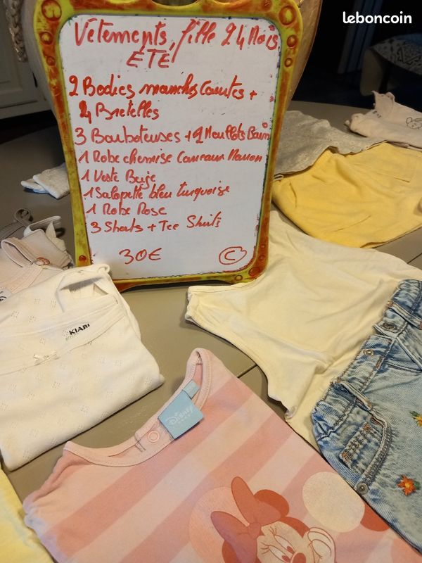 Vêtements été filles 24 mois. C (image 7)