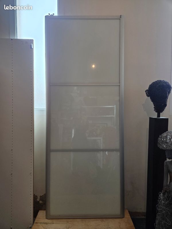 2 Portes de placard coulisantes en verre (image 1)