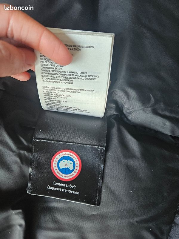 Parka femme bleu marine Canada Goose (image 9)