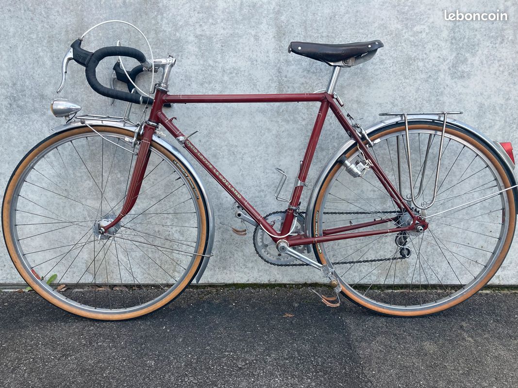 Guidon Randonneur Vintage 1955-65 – Adaptable Sur Herse / Goéland – état D’usage