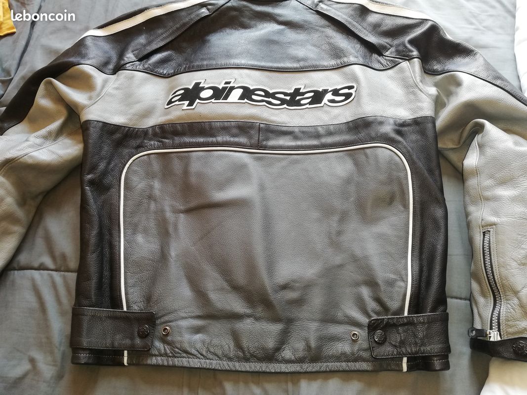 Vends blouson moto cuir alpinestars neuf (image 2)