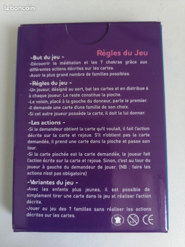 Jeu des 7 familles Méditation & 7 Chakras (image 2)