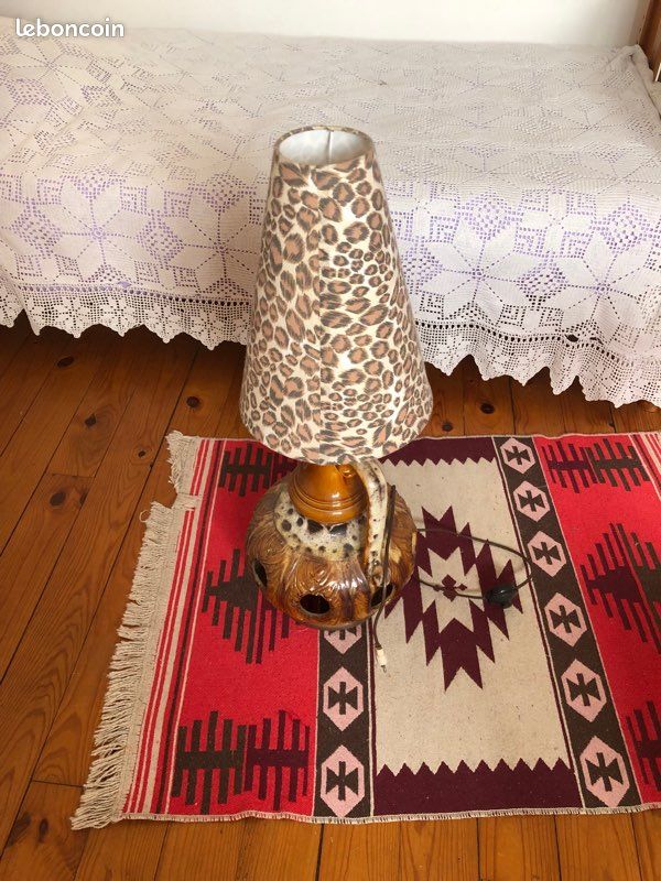 Lampe vintage léopard (image 2)