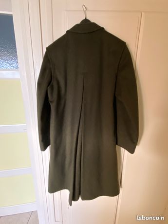 Pardessus Gris En Pure Laine | Marque PAUL - Taille XXL - Style Vintage Années 80