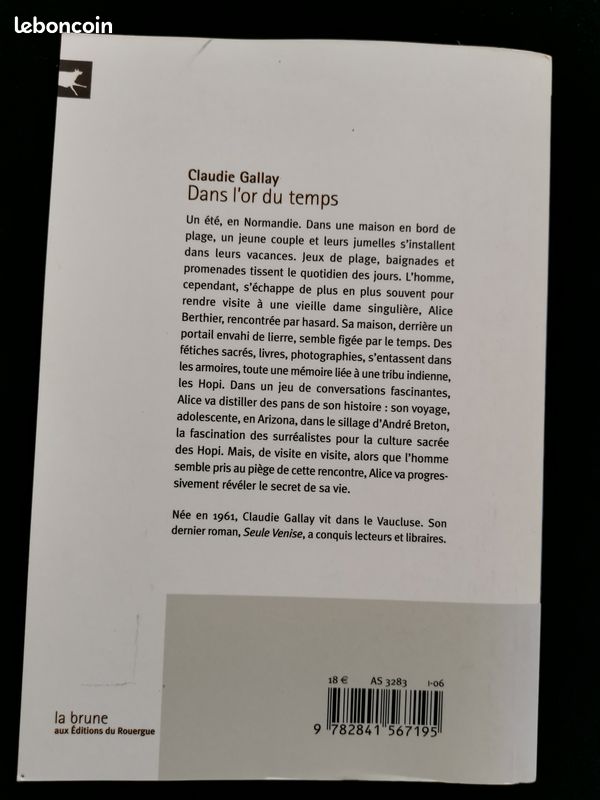 Dans l'or du temps Claudine Gallay (image 2)
