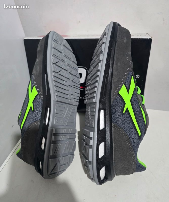 Chaussures De Sécurité U-Power Red Lion Emotion - S1P SRC, Embouts Aluminium, Semelle Infinergy, Cuir Anti-crevaison, Bleu Taille 46