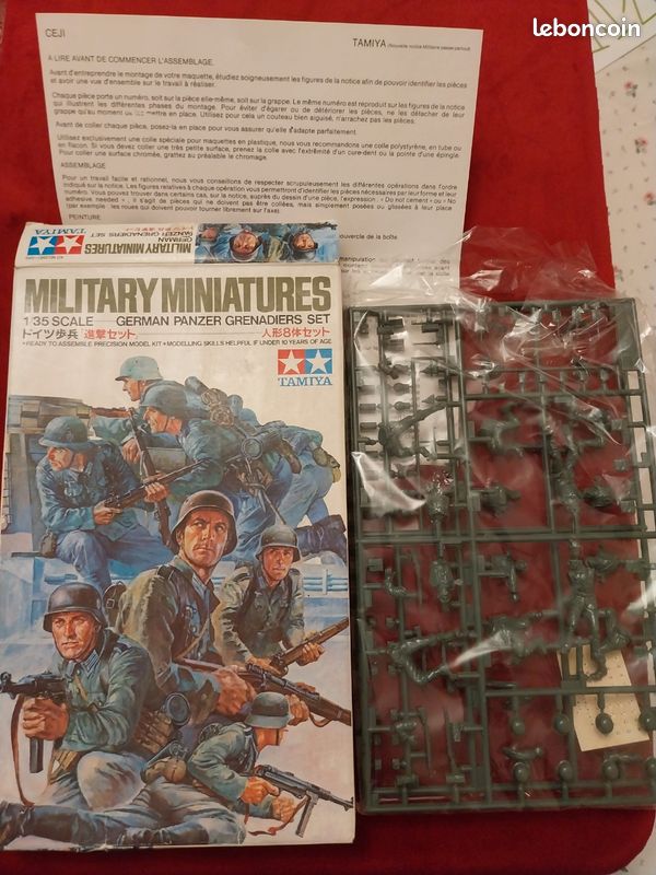 Figurines Militaire 1/35 Tamiya 35240 – Soldats Allemands Avec Vélos 1/35 – Maquette Neuf – Histoire Et Précision