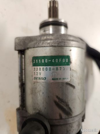 Moteur Démarreur Moto Suzuki GSX-R 1000 2001-2008 31100-40F00 - 12V Rotation Antihoraire