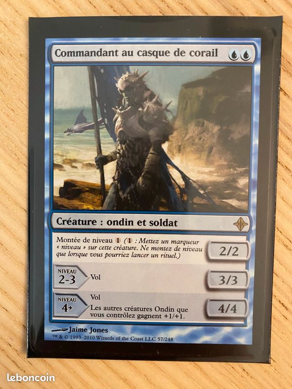 Carte Commandant au casque de corail / Rise of the Eldrazi / Magic the gathering (image 1)