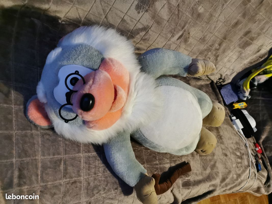 Peluche Souris Grand-père Mesure 62 cm TBE (image 7)