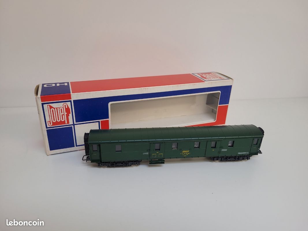 AS Wagons SNCF Talbo Bagages – 2 Wagons HO échelle 1:87 – Vert (Réf 130900) NEUF