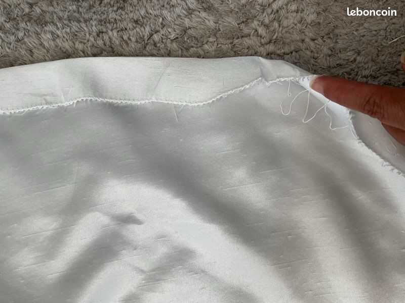 Robe de mariée vintage avec jupon et voile 38/42 (image 11)