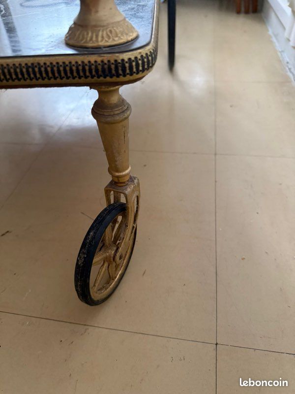 Chariot De Thé Vintage DINETT – Desserte Dépliable Braun, Années 70, Allemagne