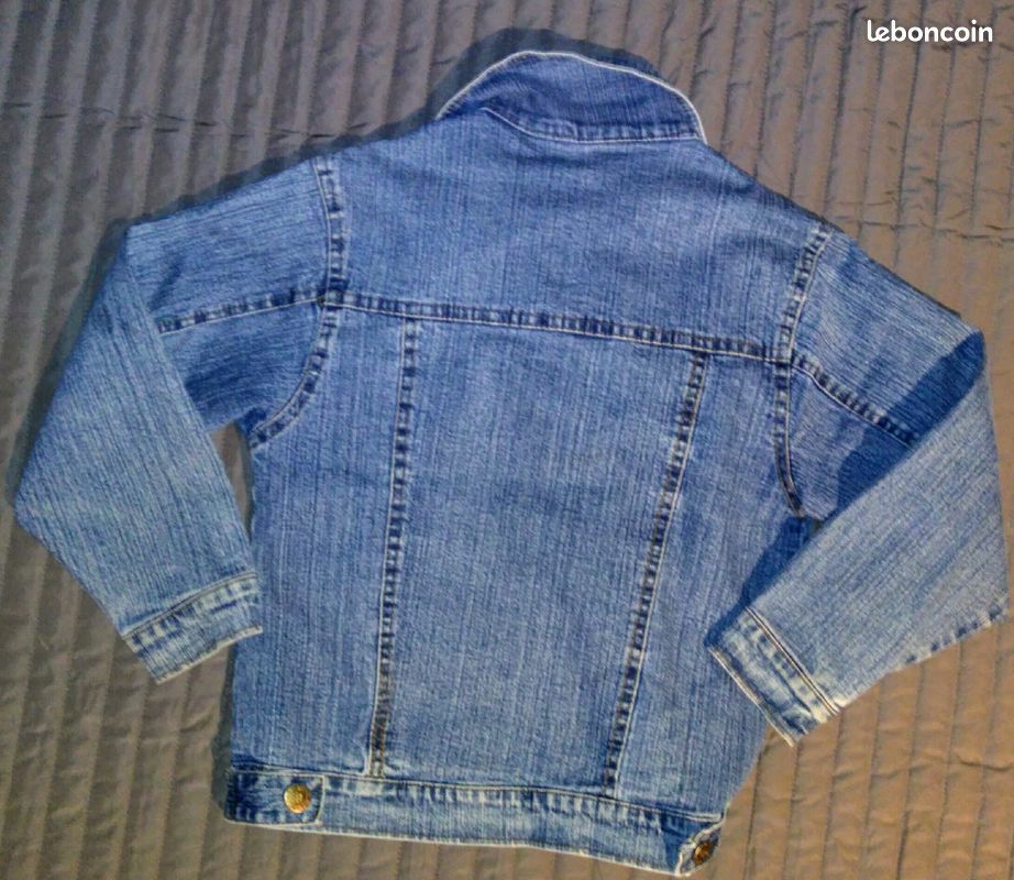 Veste en jeans bleue 8 ans (image 2)
