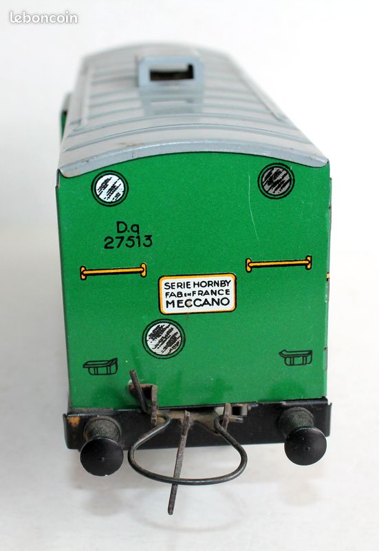 Voiture Mécano Hornby D4 Modèle 27513 En Vert - Occasion, Excellent état !