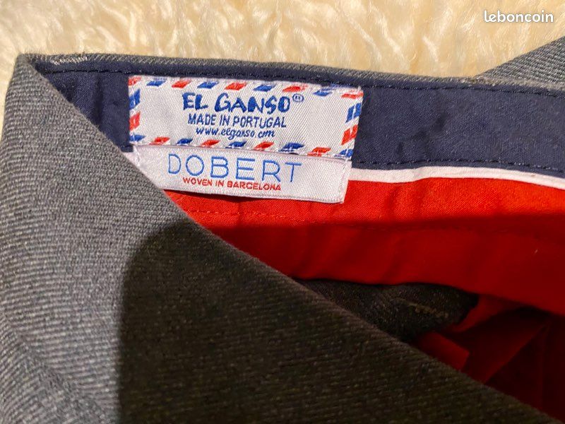 Pantalon à pinces gris GOBERT - 44 (image 3)