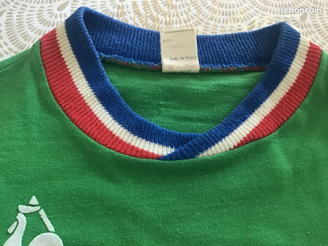 Maillot AS Saint-Étienne 1975/76 - Le Coq Sportif Manufrance - Longues Manches - Original