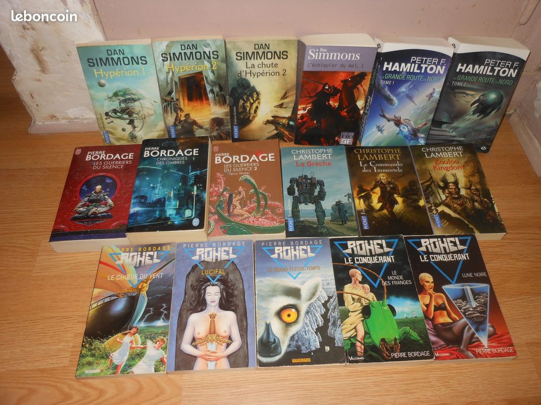 Livre de science fiction de Pierre Bordage ROHEL le conquérant - Peter F. Hamilton - Dan Simmons - Christophe Lambert (image 1)