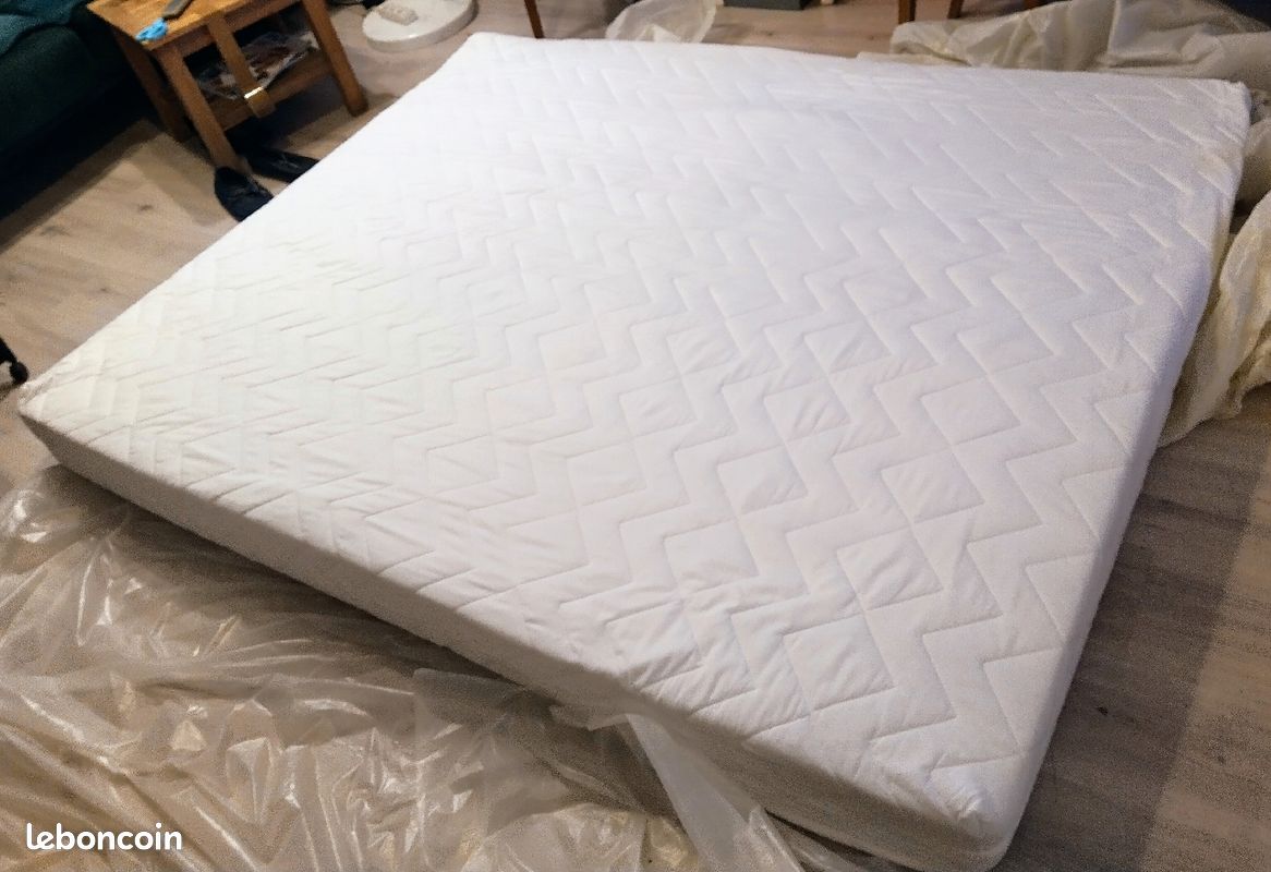 Matelas à ressorts ensachés 160 x 200 cm PARFAIT ÉTAT (image 2)
