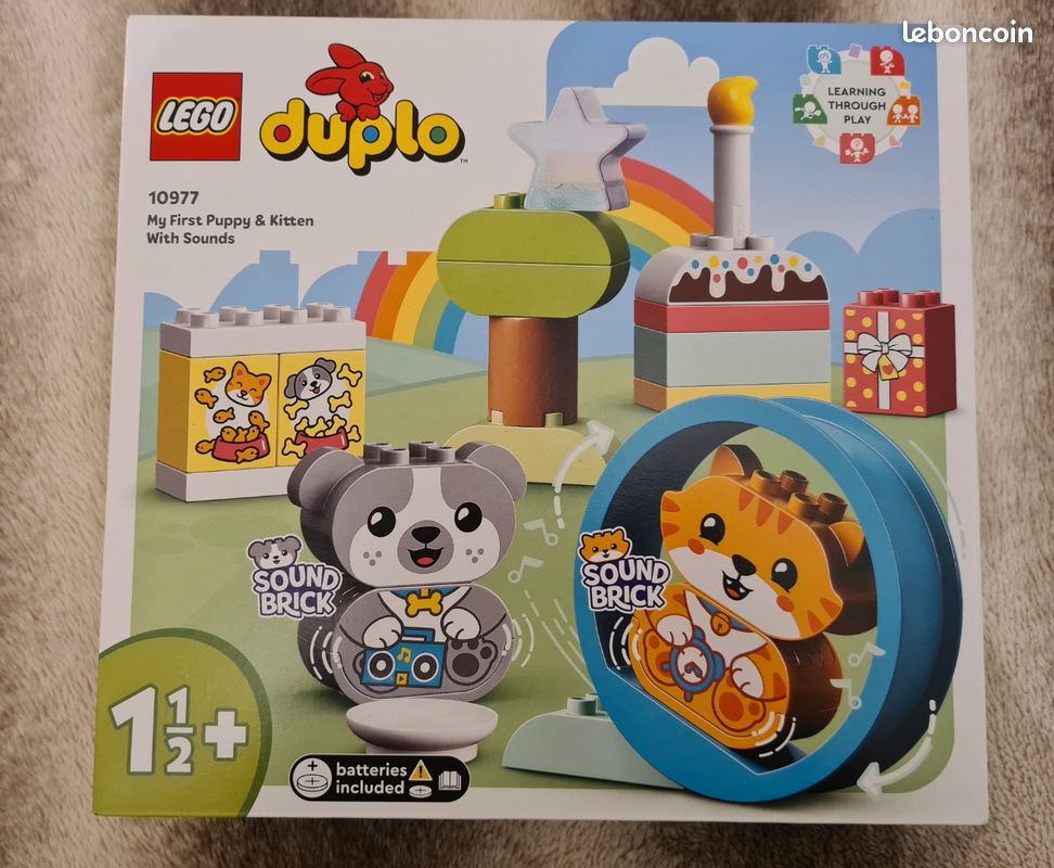 LEGO DUPLO chiot et chaton numéro 10977 (image 1)