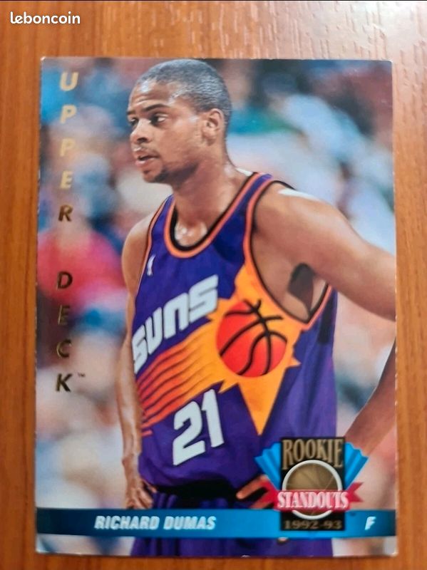 Carte Collection 🏀 basketball Upper Deck 1992 93 #71 Richard Dumas Phoenix Suns (image 1)