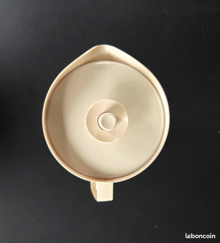 TUPPERWARE CARAFE PICHET Cruche Vintage Blanche Haut 20cm EUR 7,00